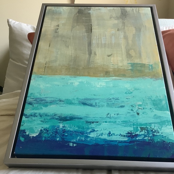 Stock Art in Blue Hues, prints on canvas - Picture 5 of 9